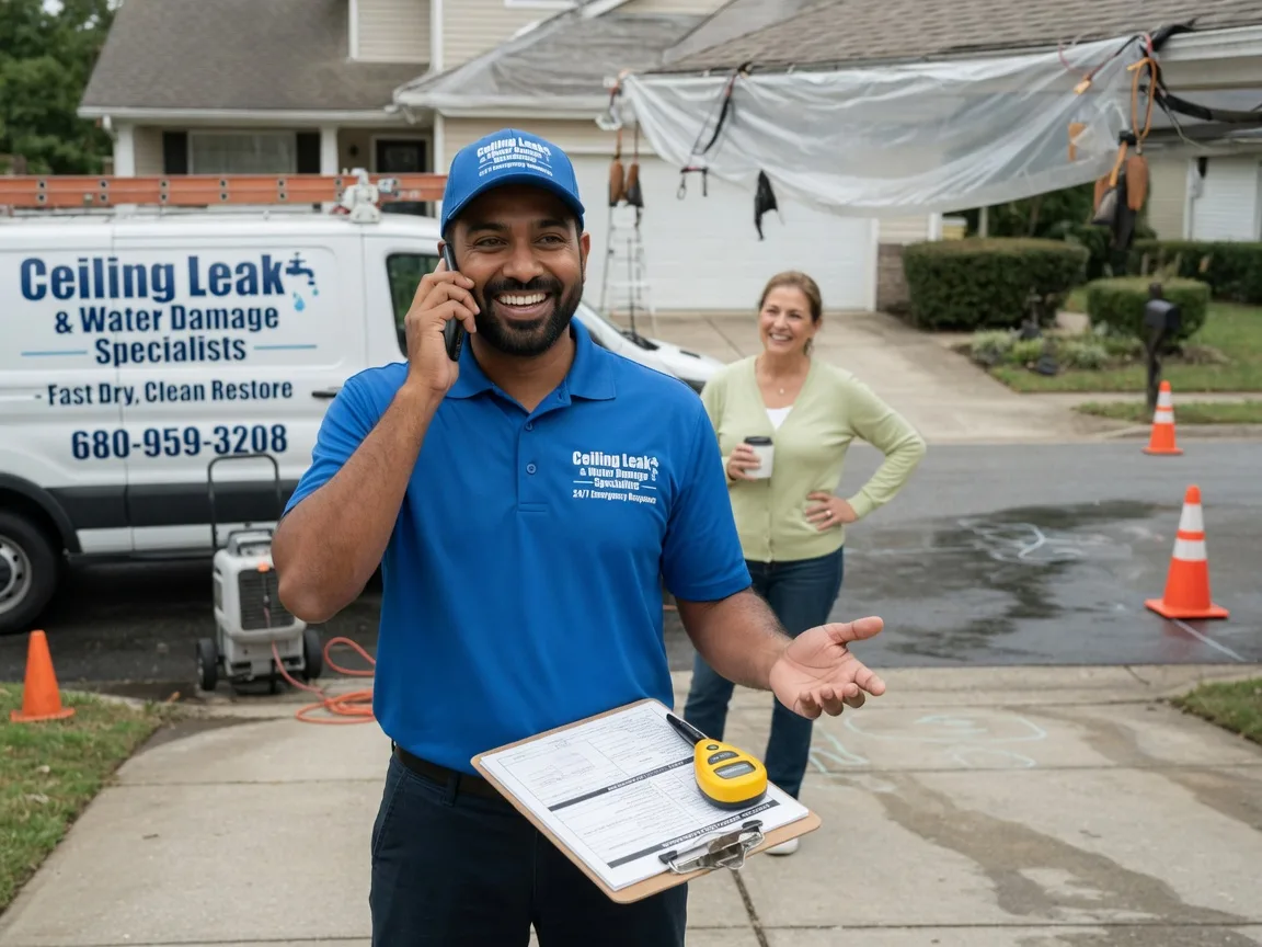 Ceiling Leak Cleanup Trinity, TX FAQs